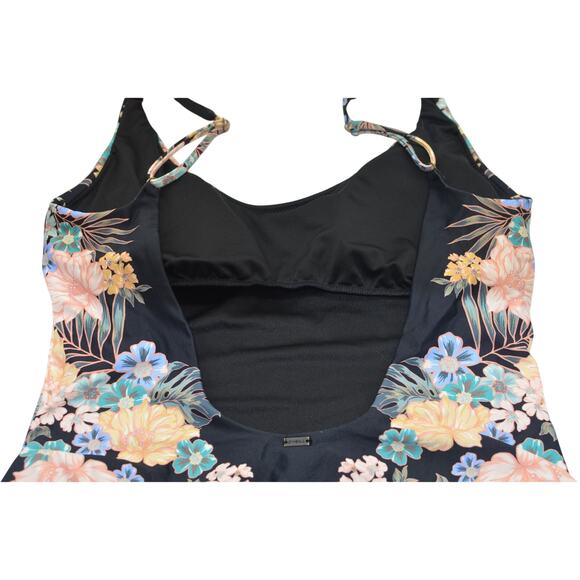 O'Neill Juniors Macaw Tropical One Piece Swimsuit in North Black Multi - Picture 6 of 7